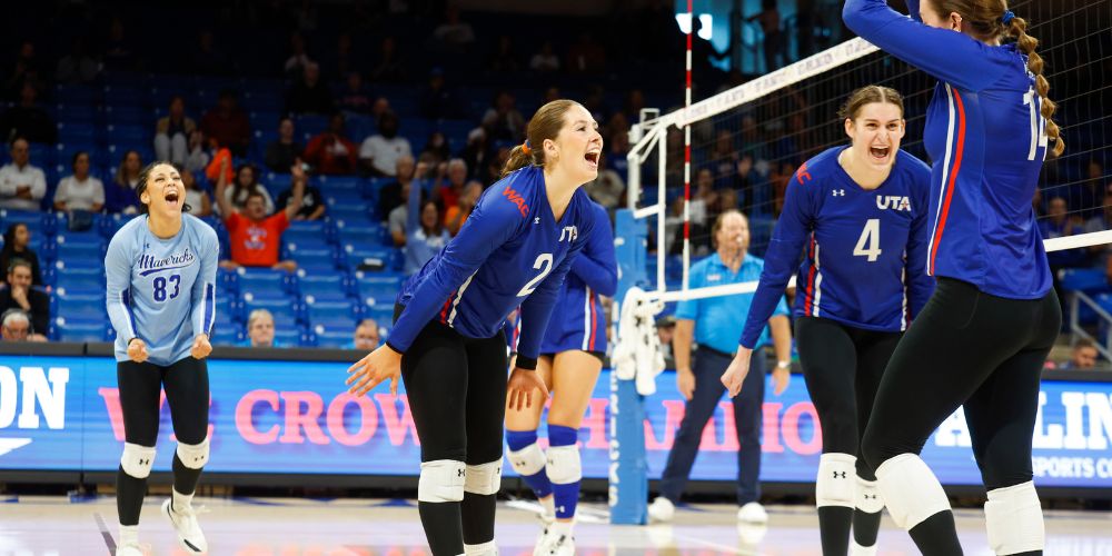 UTA's volleyball team had a perfect score in the latest NCAA Academic Progress Rate report.