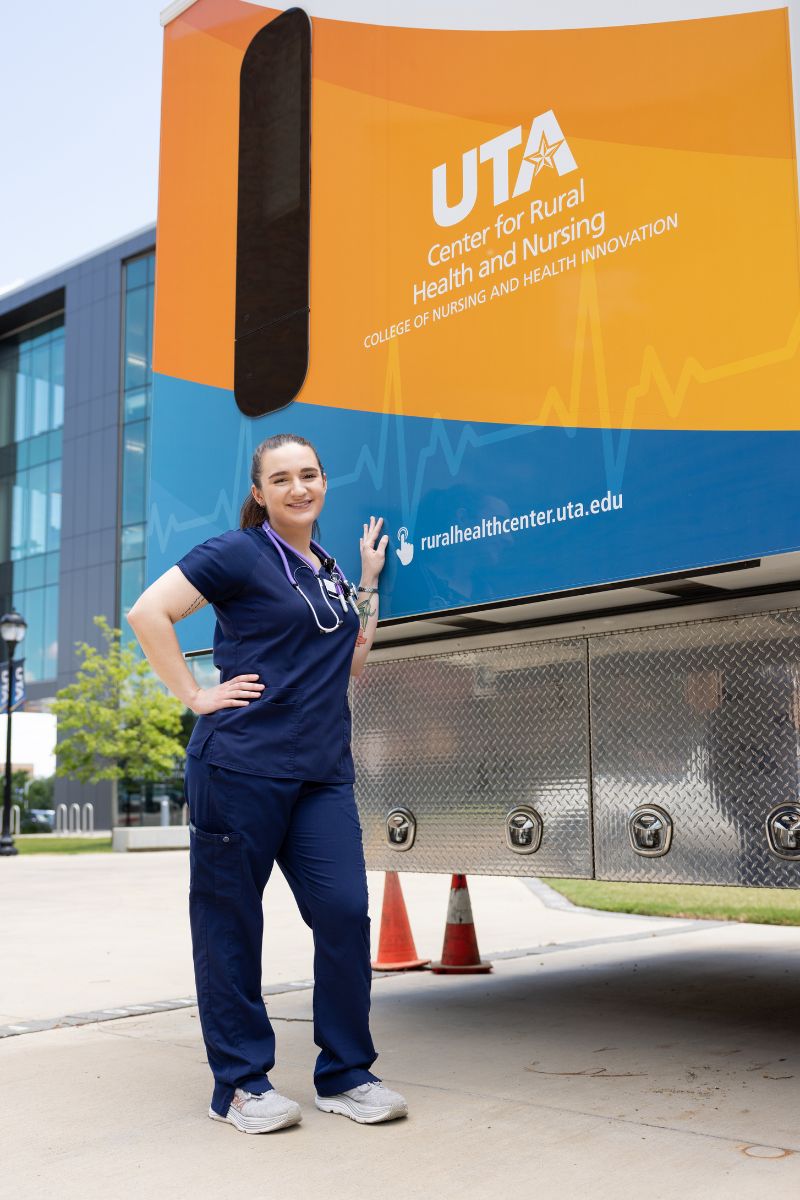 Nursing student Caroline King wrote a research paper on midwifery