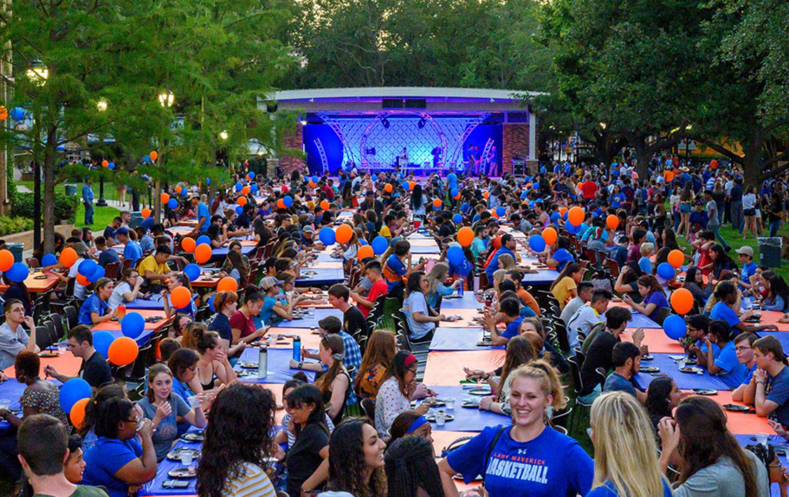 Mavericks during Waffleopolis in Brazos Park 