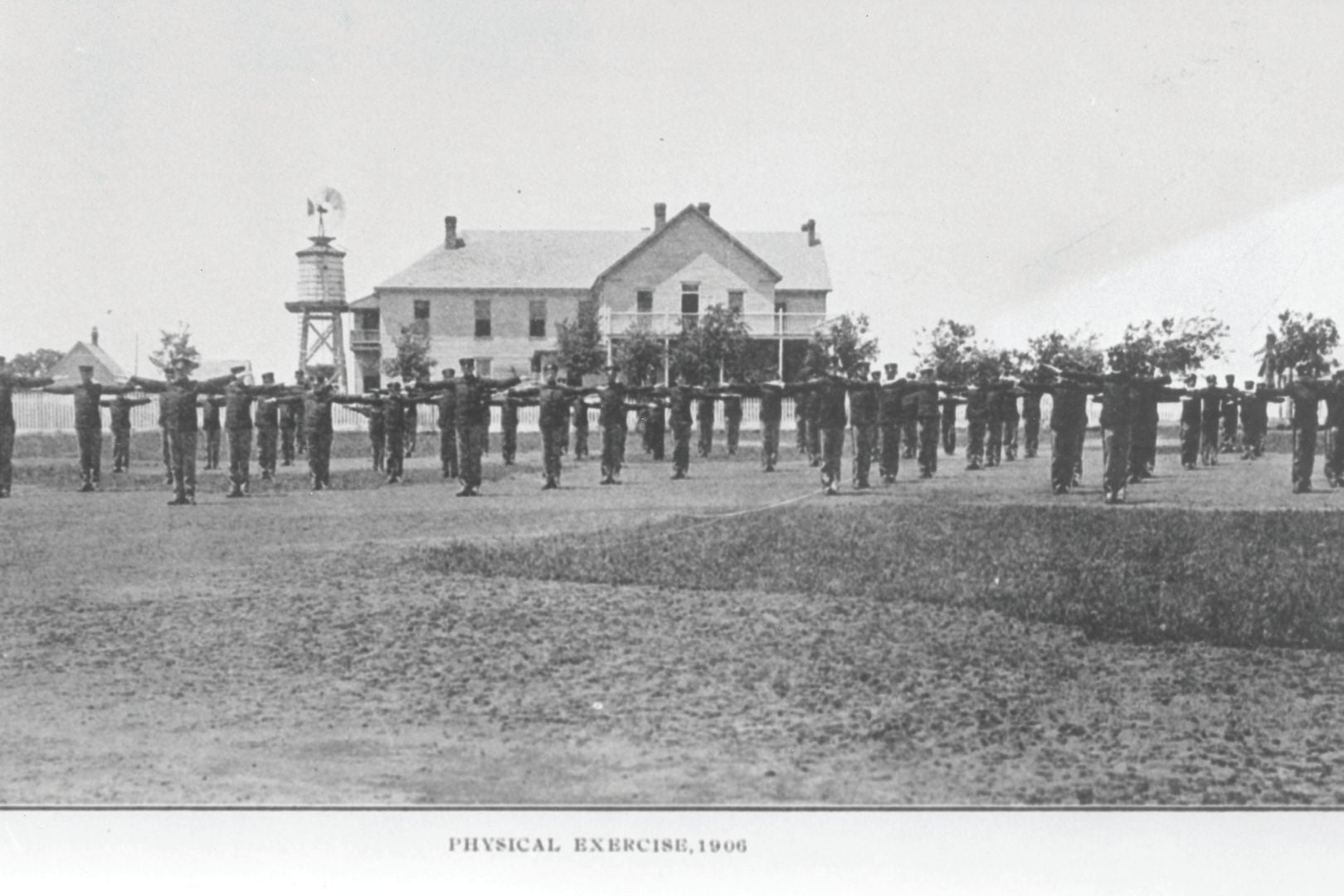 Image shows students exercising at Carlisle Military Academy (ca. 1906)" style=" height:1080px; width:1620px" _languageinserted="true" src="https://cdn.prod.web.uta.edu/-/media/project/website/news/releases/2025/09/marching-through-time-inside.jpg