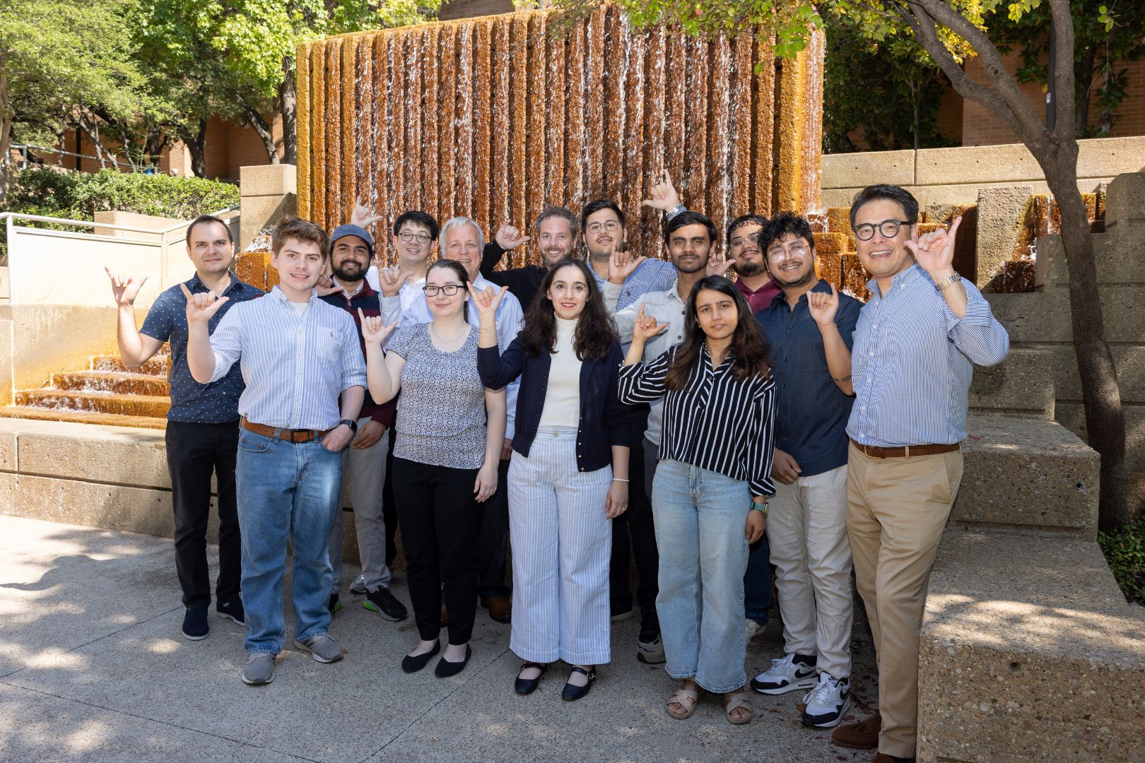 Image shows the WERC team outside the UTA CAPPA water fountain " style=" height:1080px; width:1620px" _languageinserted="true" src="https://cdn.prod.web.uta.edu/-/media/project/website/news/releases/2025/10/werc-main.jpg