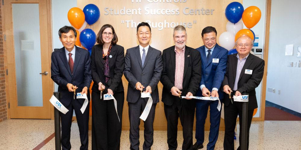 UTA ribbon-cutting ceremony with HF Controls