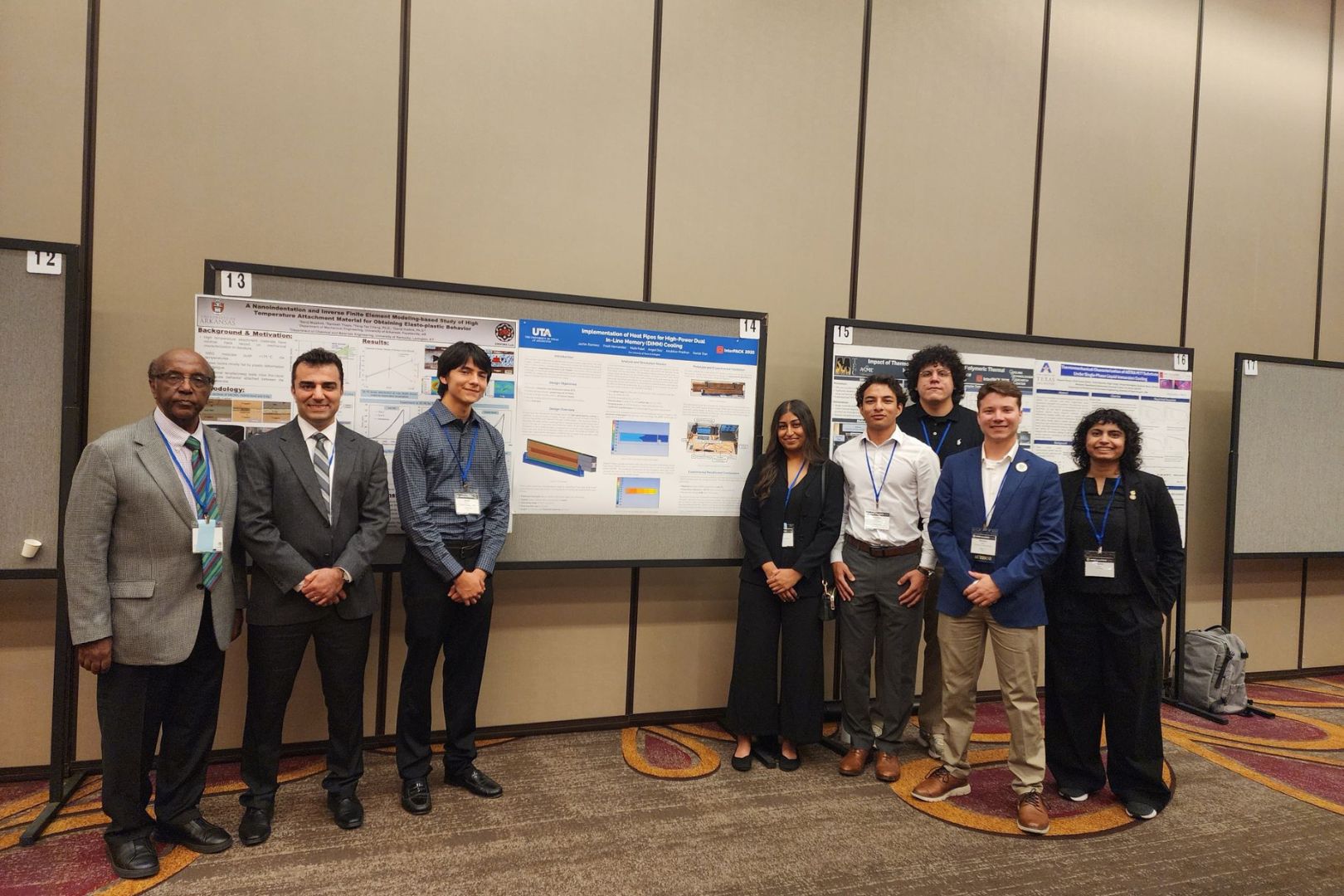 Image of Dr. Dejere Agonafer and his undergraduate team