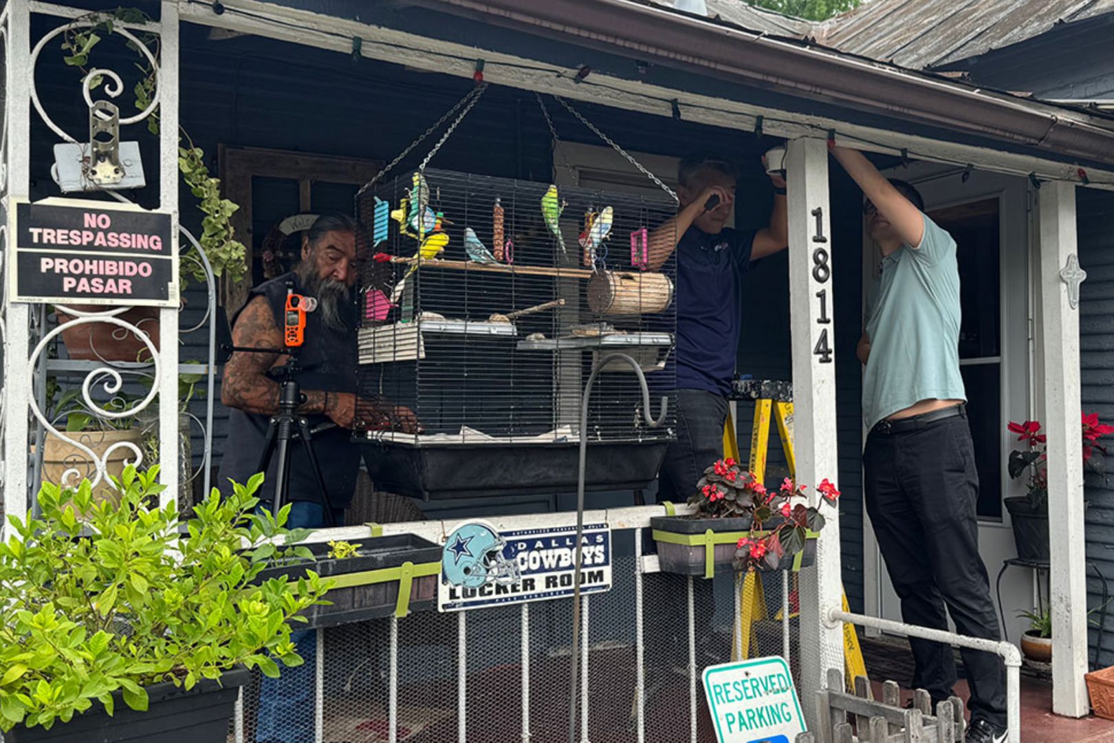 UTA professor Dr. Wei Zhai helps install sensors " style=" height:1080px; width:1620px" _languageinserted="true" src="https://cdn.prod.web.uta.edu/-/media/project/website/news/releases/2025/12/zhai-main.jpg