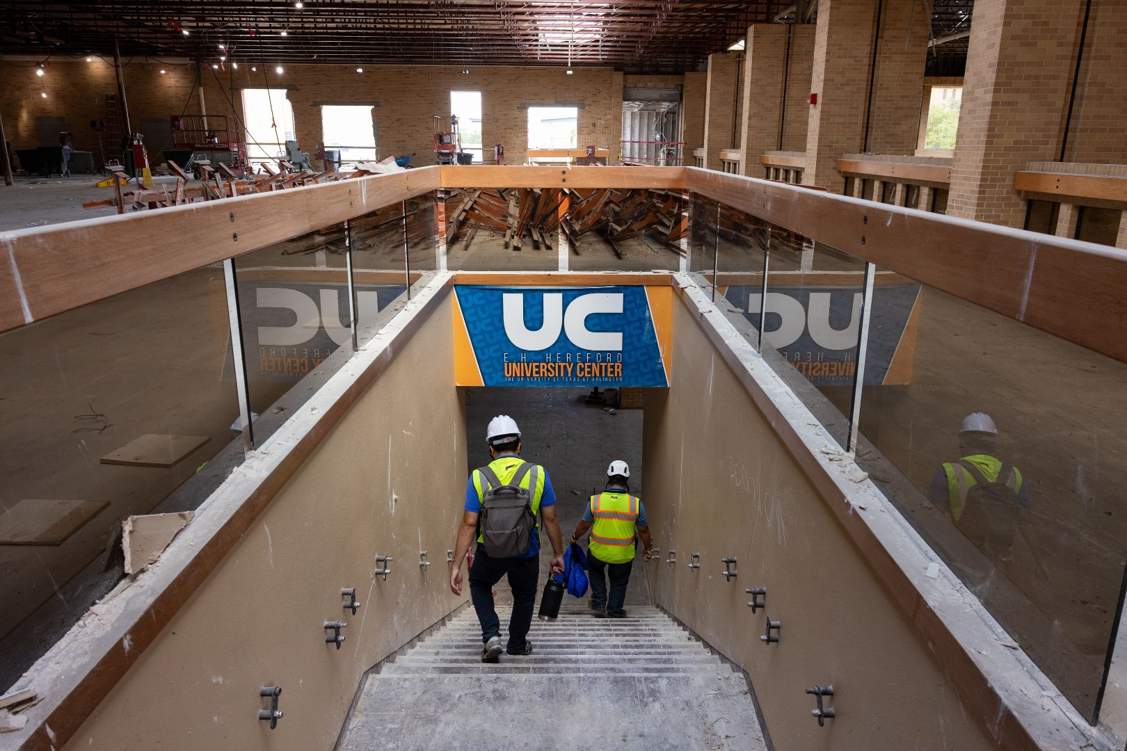 Image shows construction of UC
