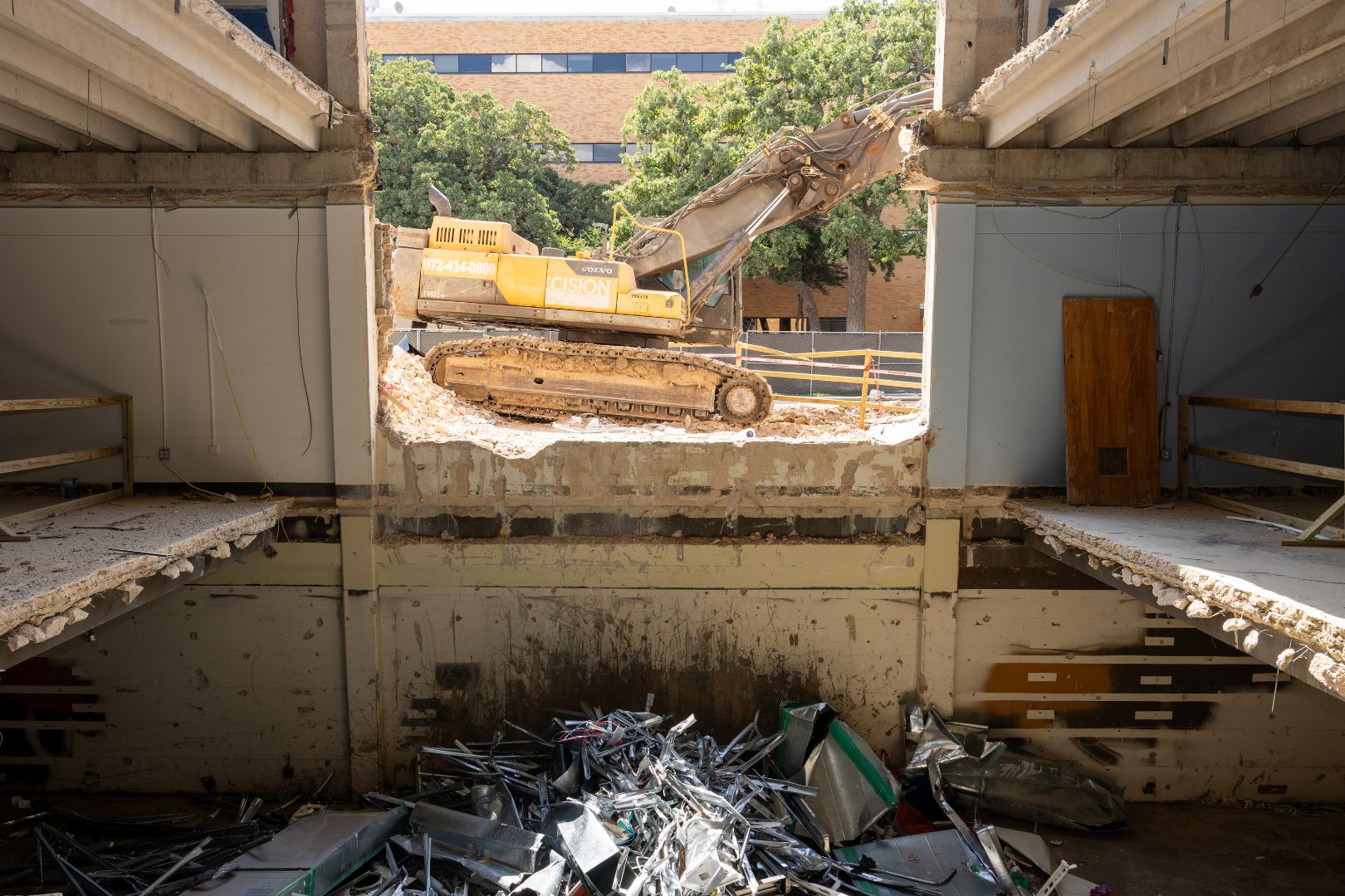 Image shows a construction of the University Center