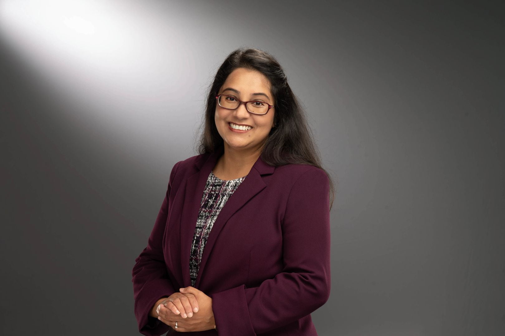 Image shows headshot of Dr. Shuchi Deb
