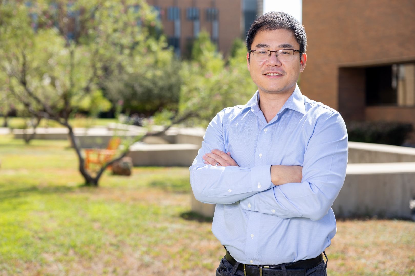 Image shows portrait of Dr. Tianqiao Zhao
