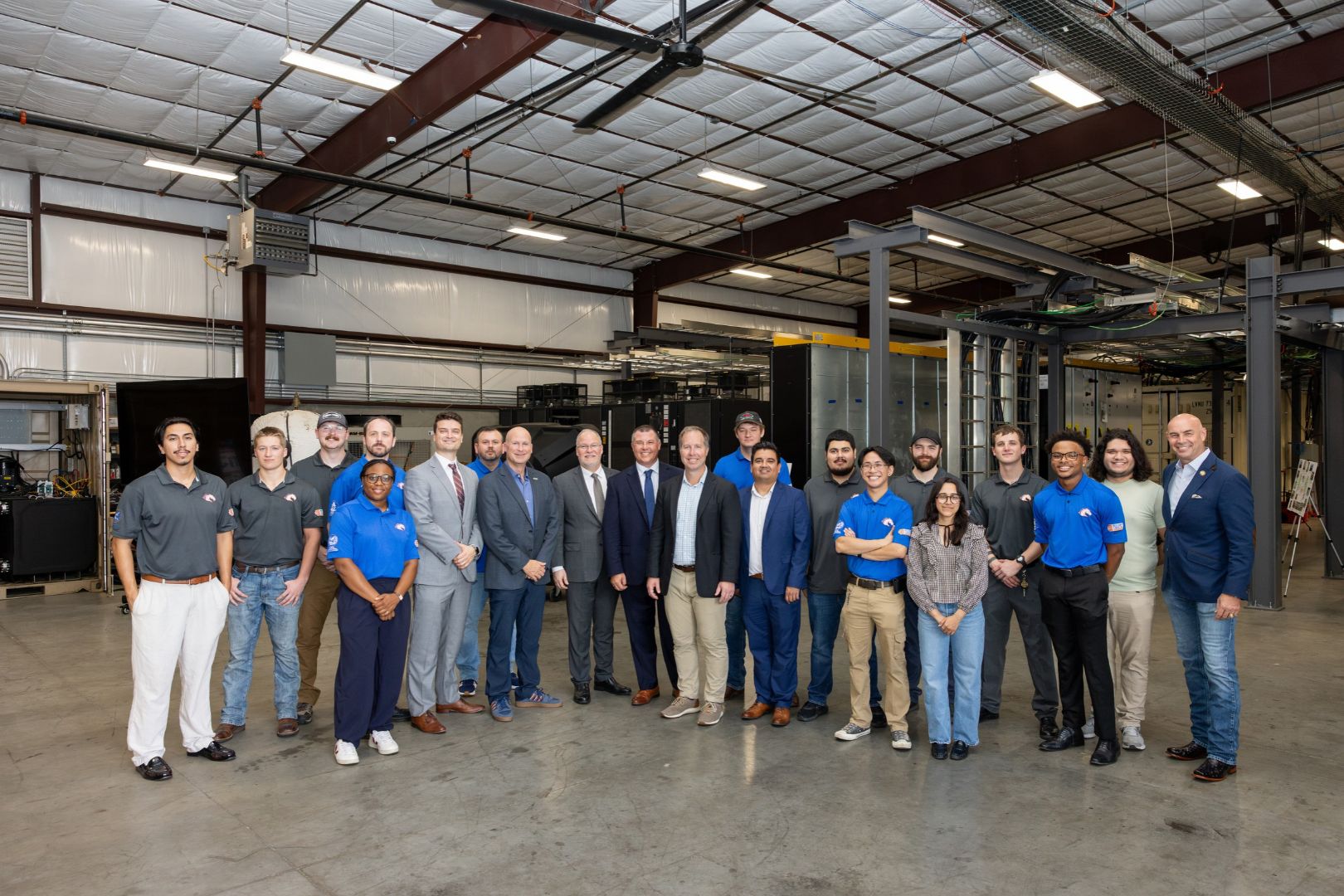 Image shows Dr. David Wetz and his team during U.S. Navy leader visit 