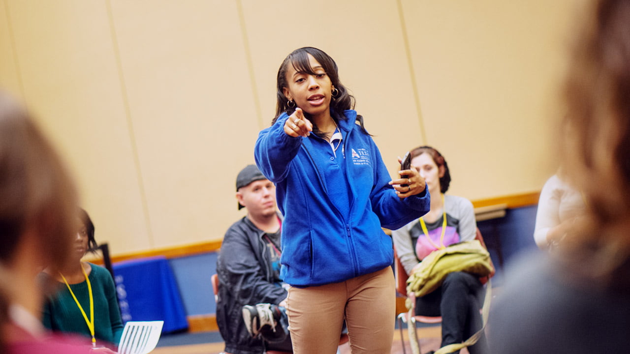 Transfer orientation leader