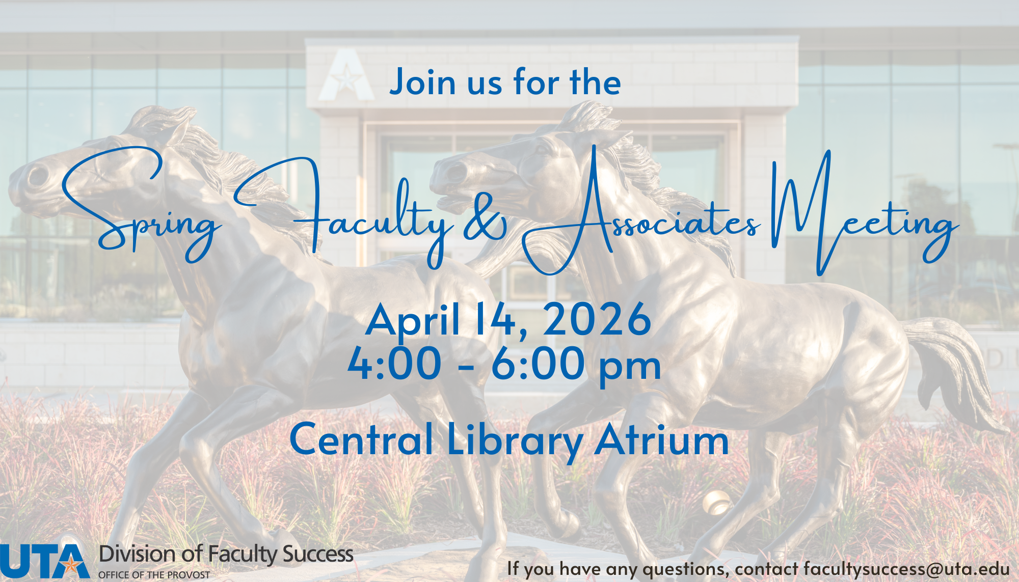 Spring Faculty and Associates Meeting 2026 Graphic