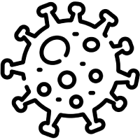 A drawing of a germ