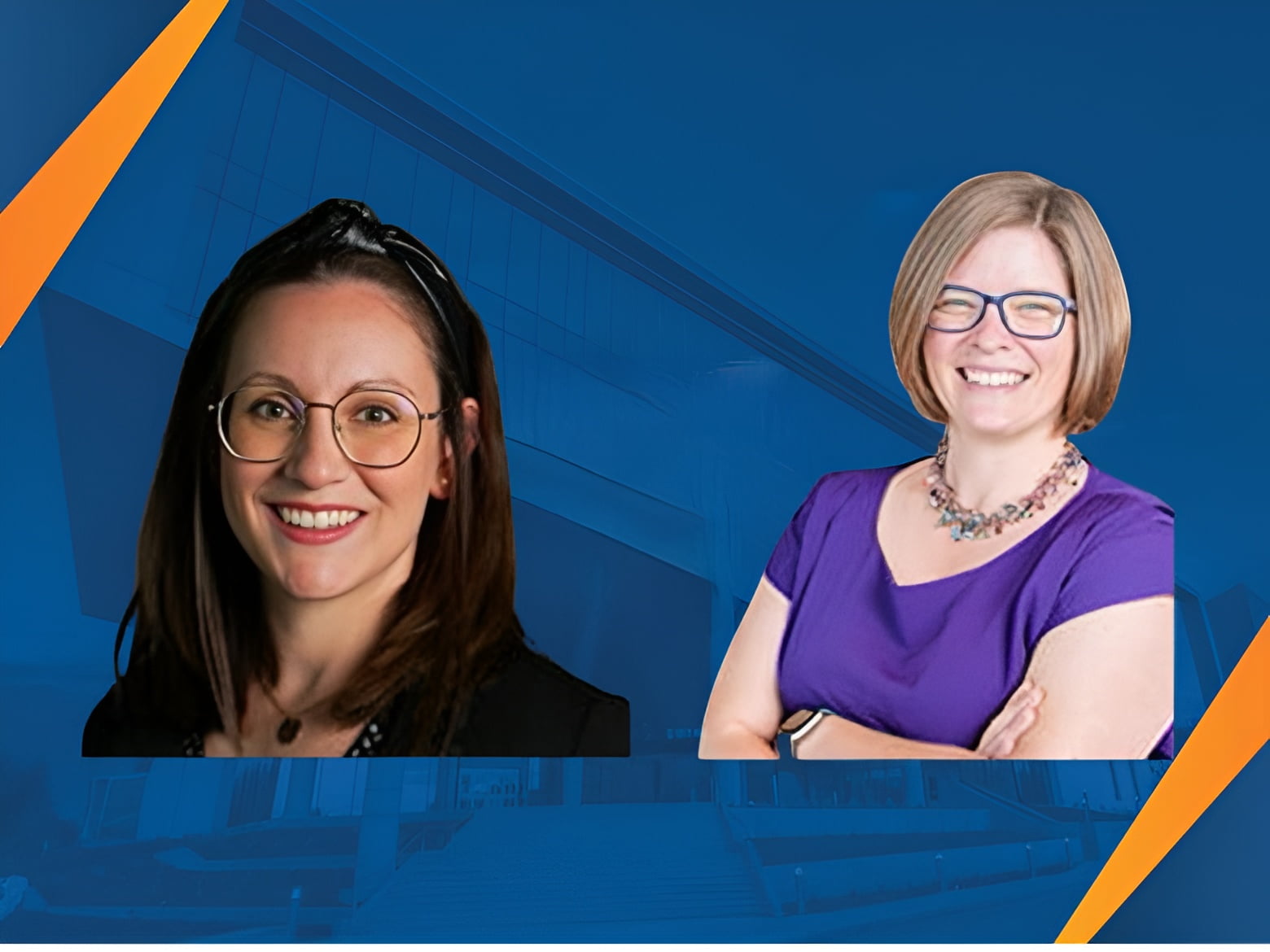 Morgan PettyJohn and Rachel Voth Schrag