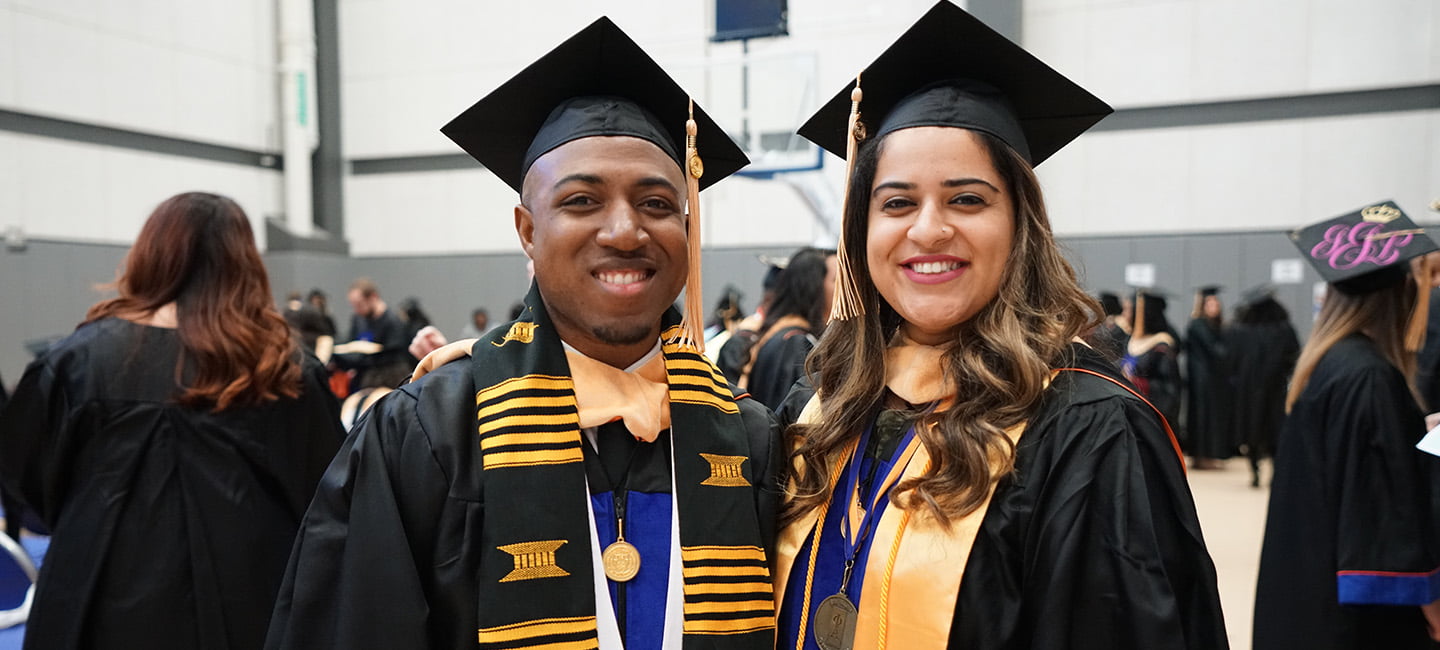 UTA Graduate students taking picture