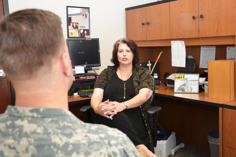 How can I get a job in military social work