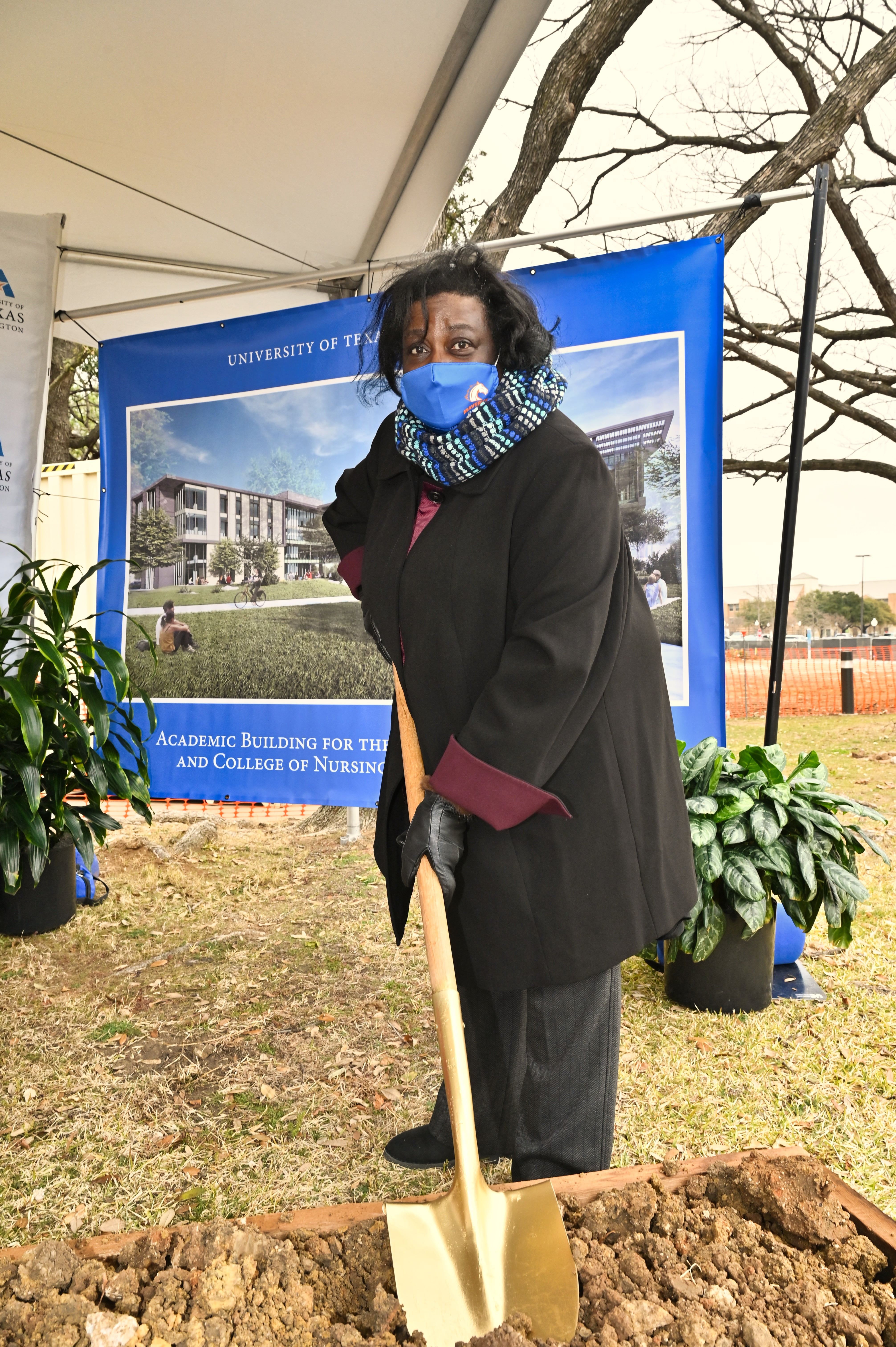 Senior Associate Dean Debra Woody, School of Social Work and the College of Nursing and Health Groundbreaking