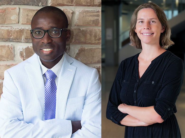 Associate Professors, Dr. Philip Baiden and Dr. Catherine LaBrenz