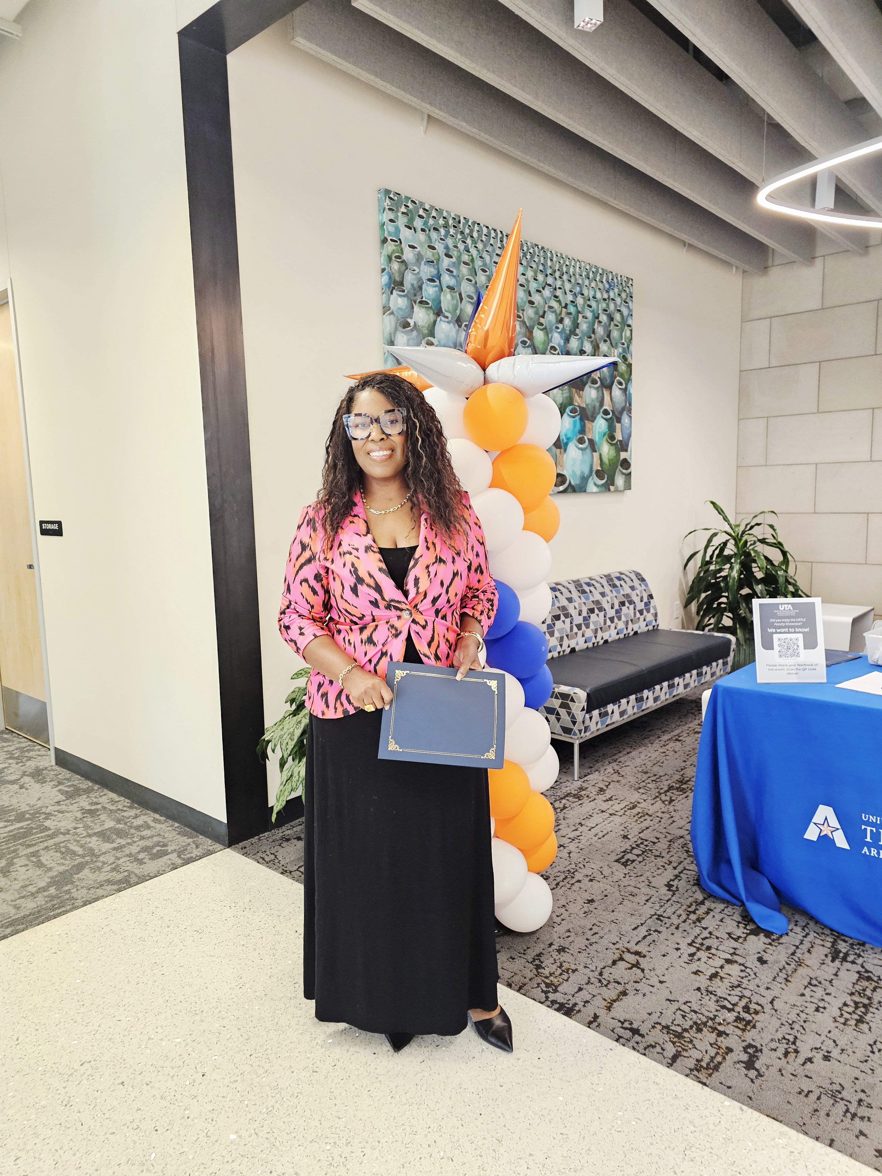 Dr. Traneika Turner-Wentt poses for a photo at UTA.