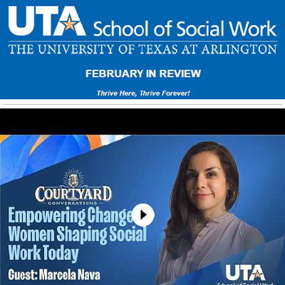 School of Social Work February 2026 in Review Newsletter image