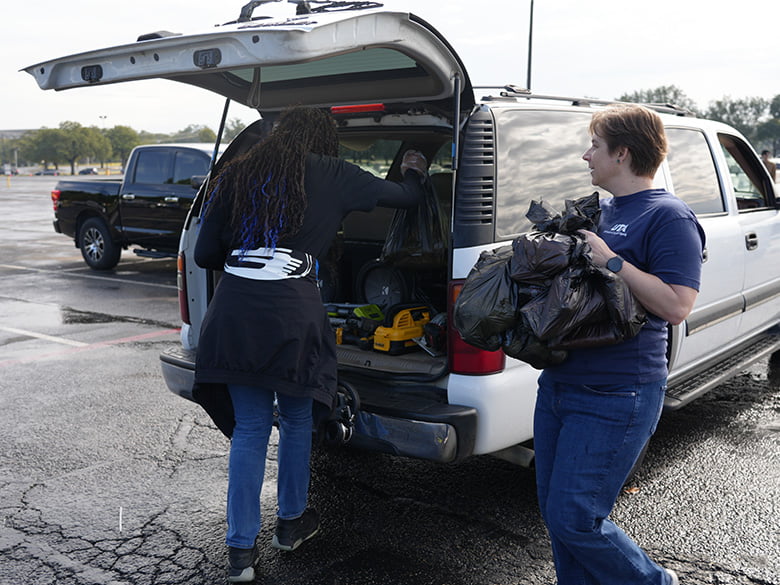 Trunk-or-Treat Food Giveaway event