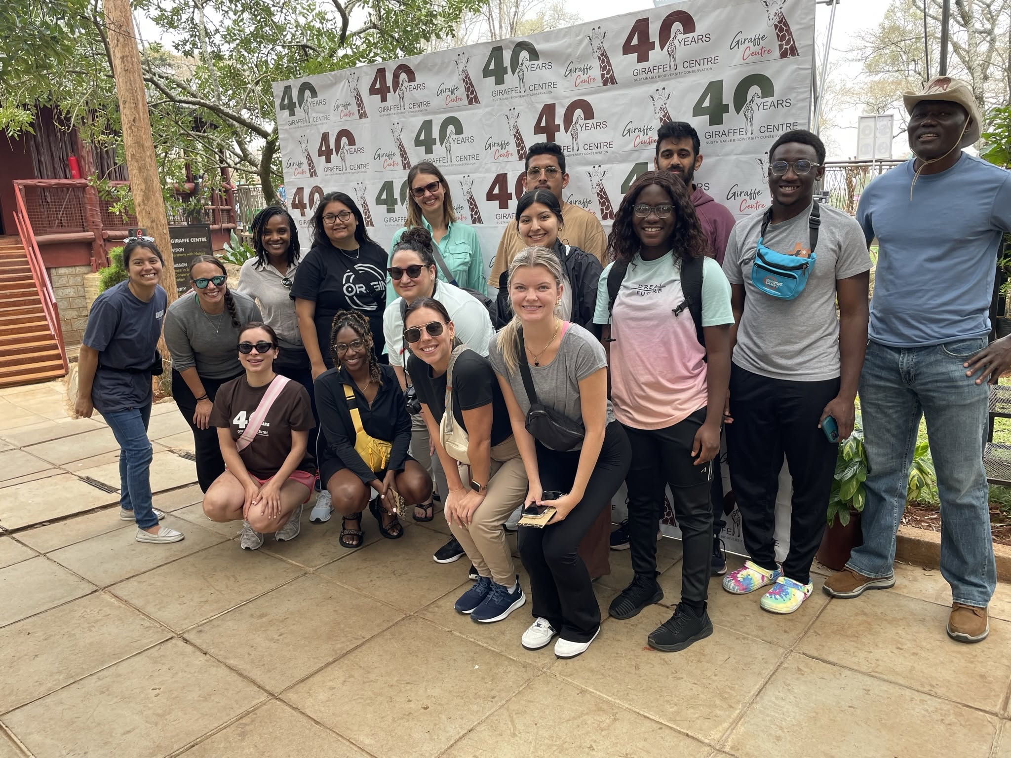 Group photo of UTA Faculty and students during Study Abroad in Kenya trip.