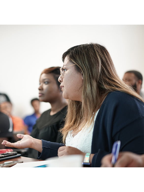 School of Social Work PhD class