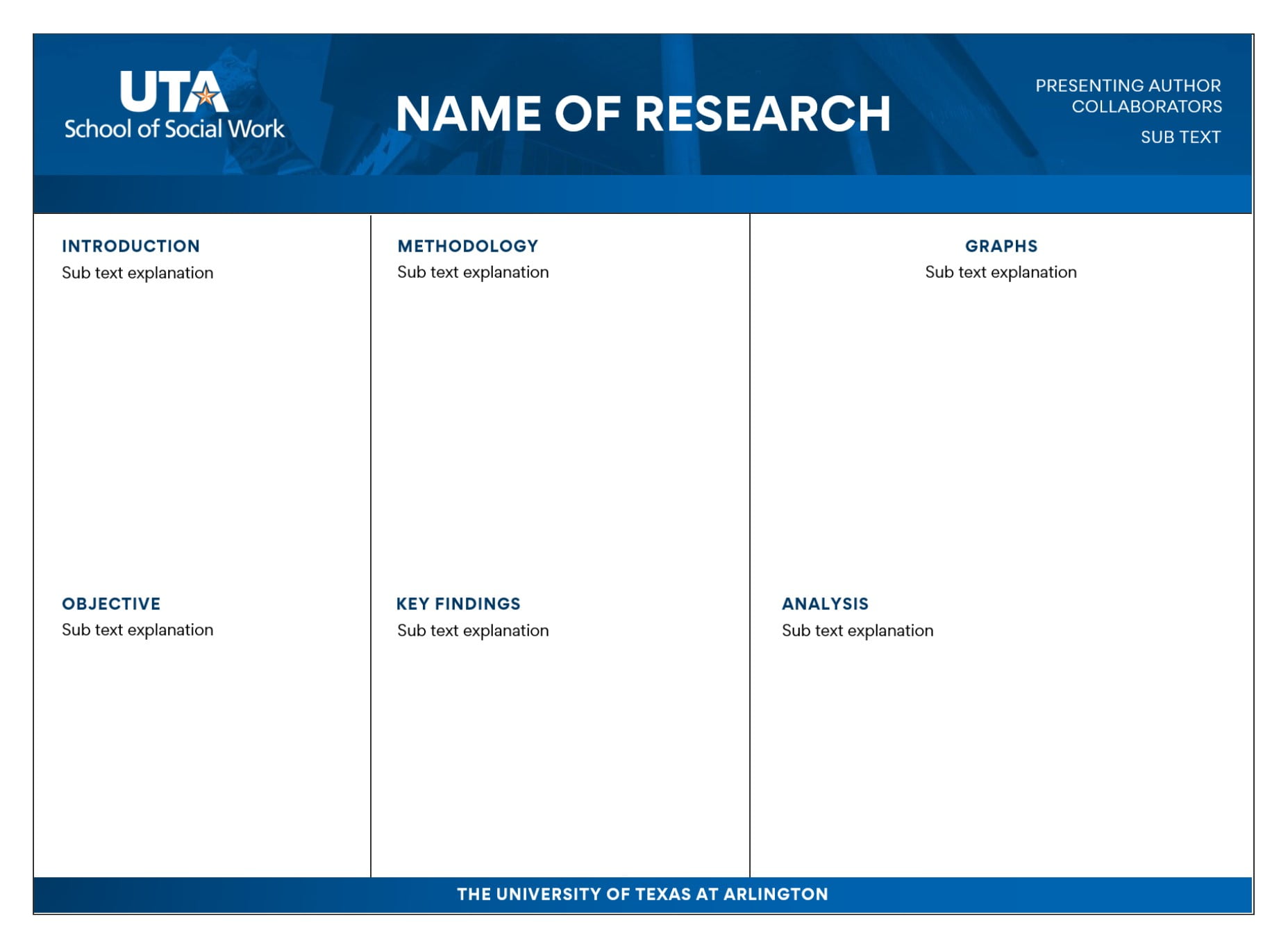 E-Poster Research PowerPoint template #1 image