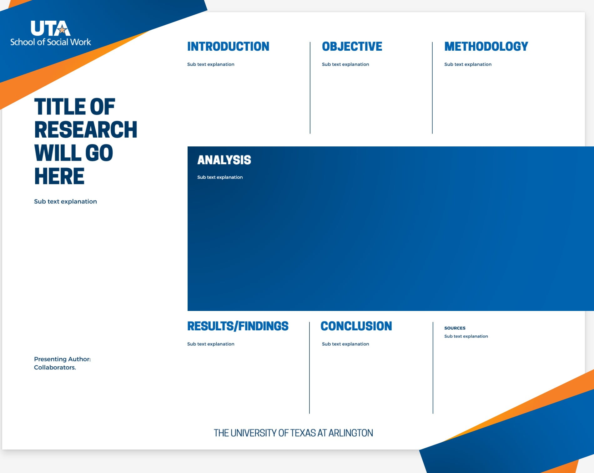 E-Poster Research PowerPoint template #2 image