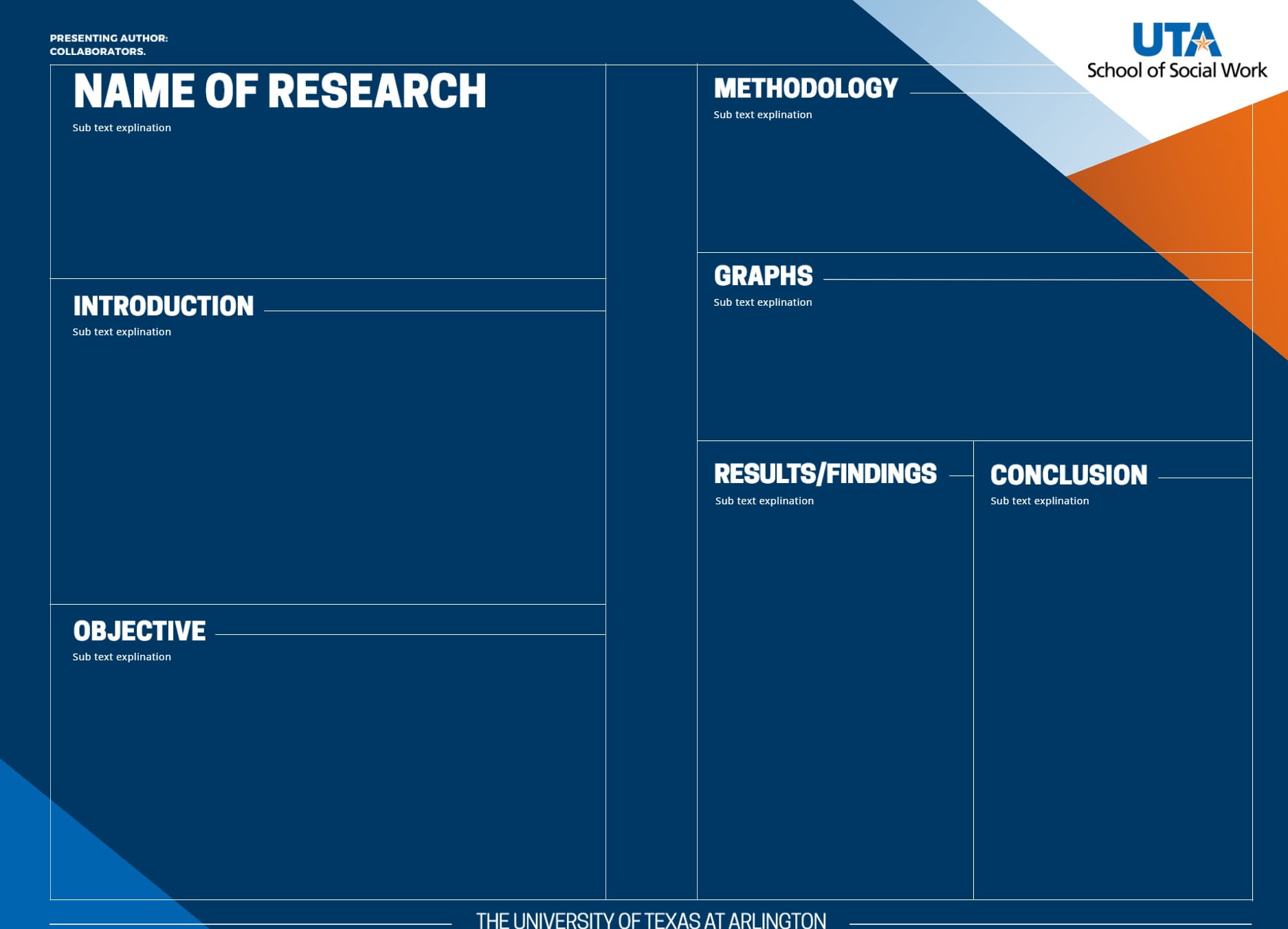 E-Poster Research PowerPoint template #3 image