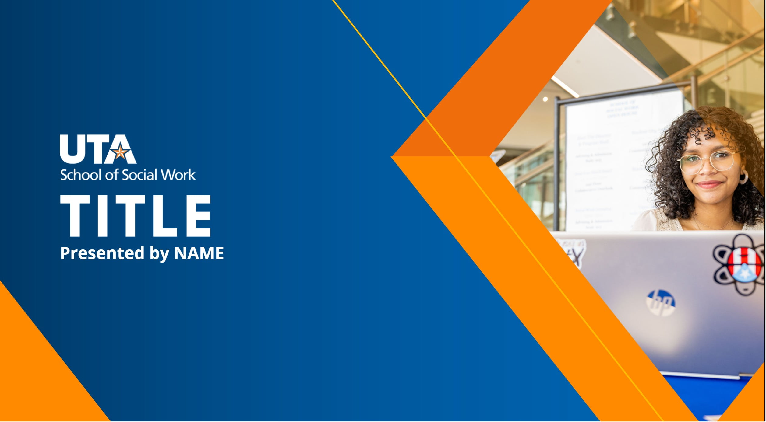 UTA School of Social Work PowerPoint Template 3 image