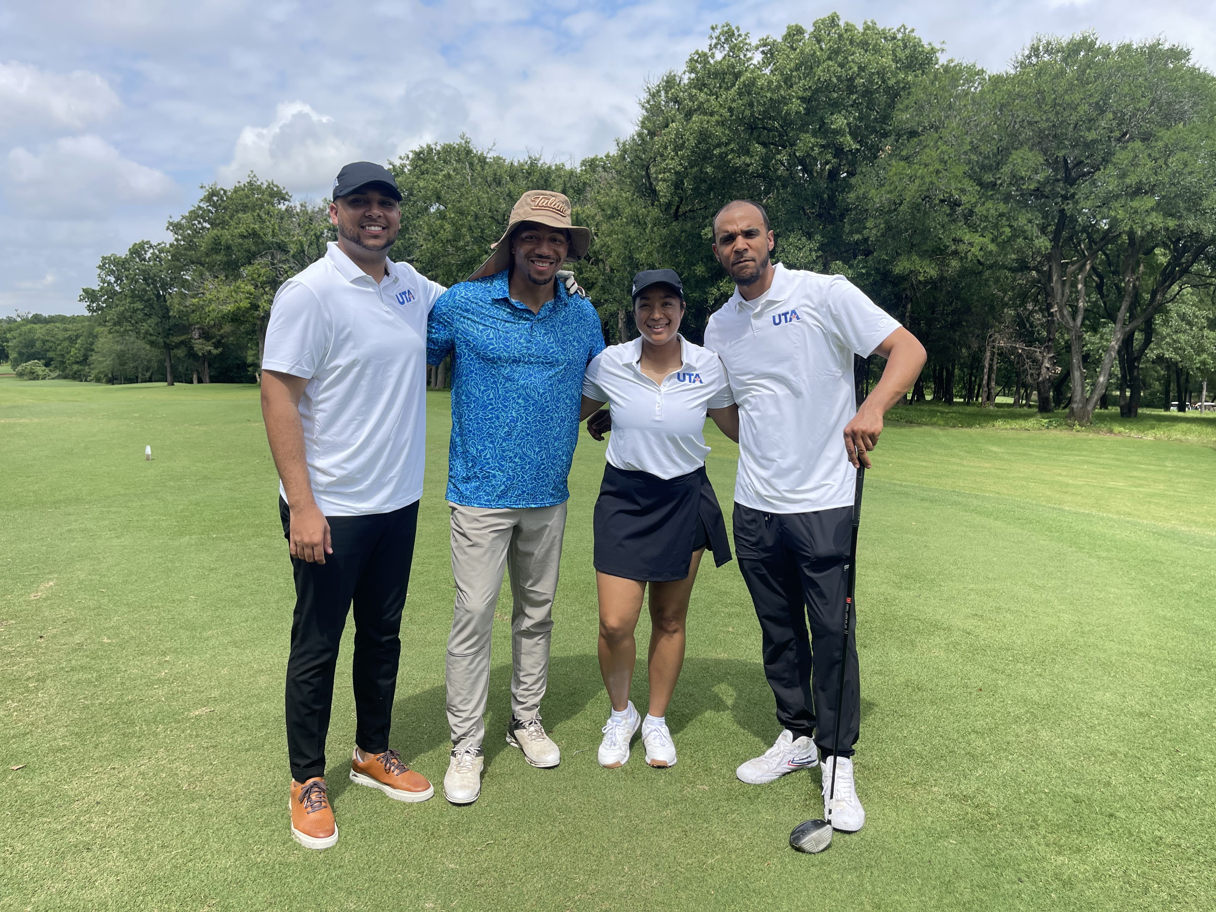 Photo of metro golf tournament participants