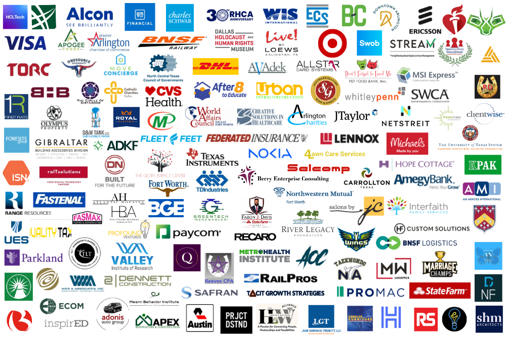 Mavs EDGE Employer partner logo collage 