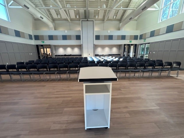 The theater in the community center