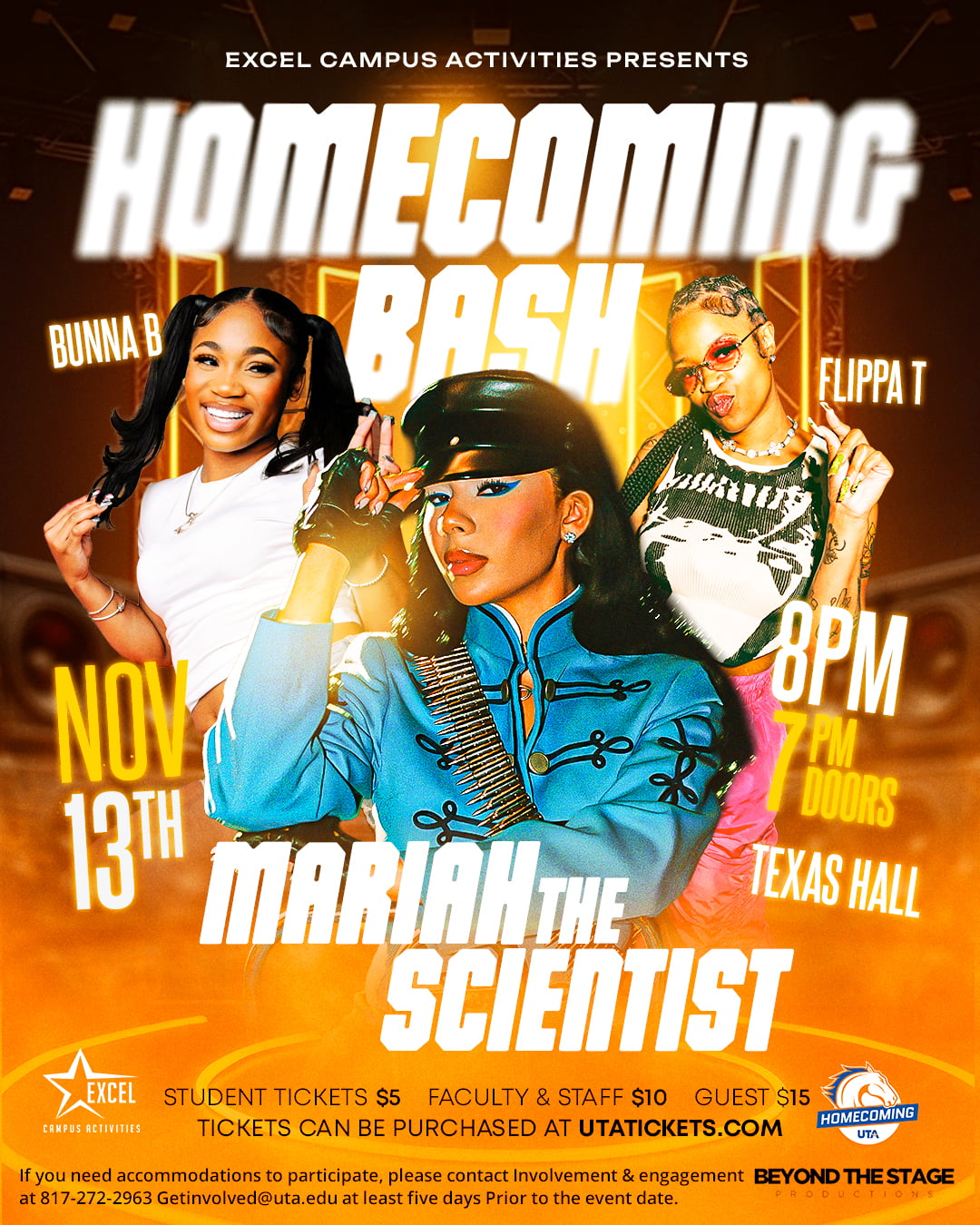 Homecoming Bash 2 0 2 5 Flyer