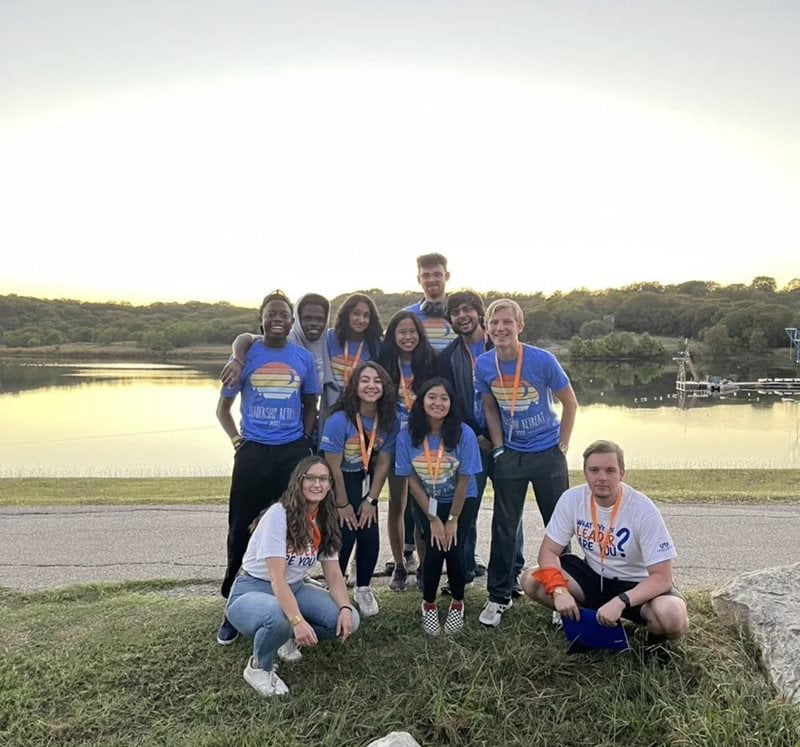 Picture of student leaders from the fall retreat