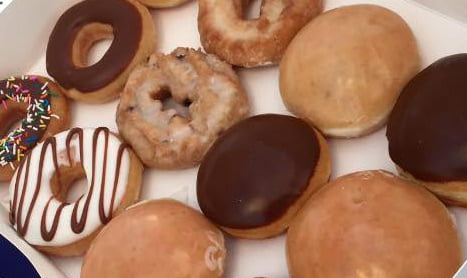 Tasty looking donuts.